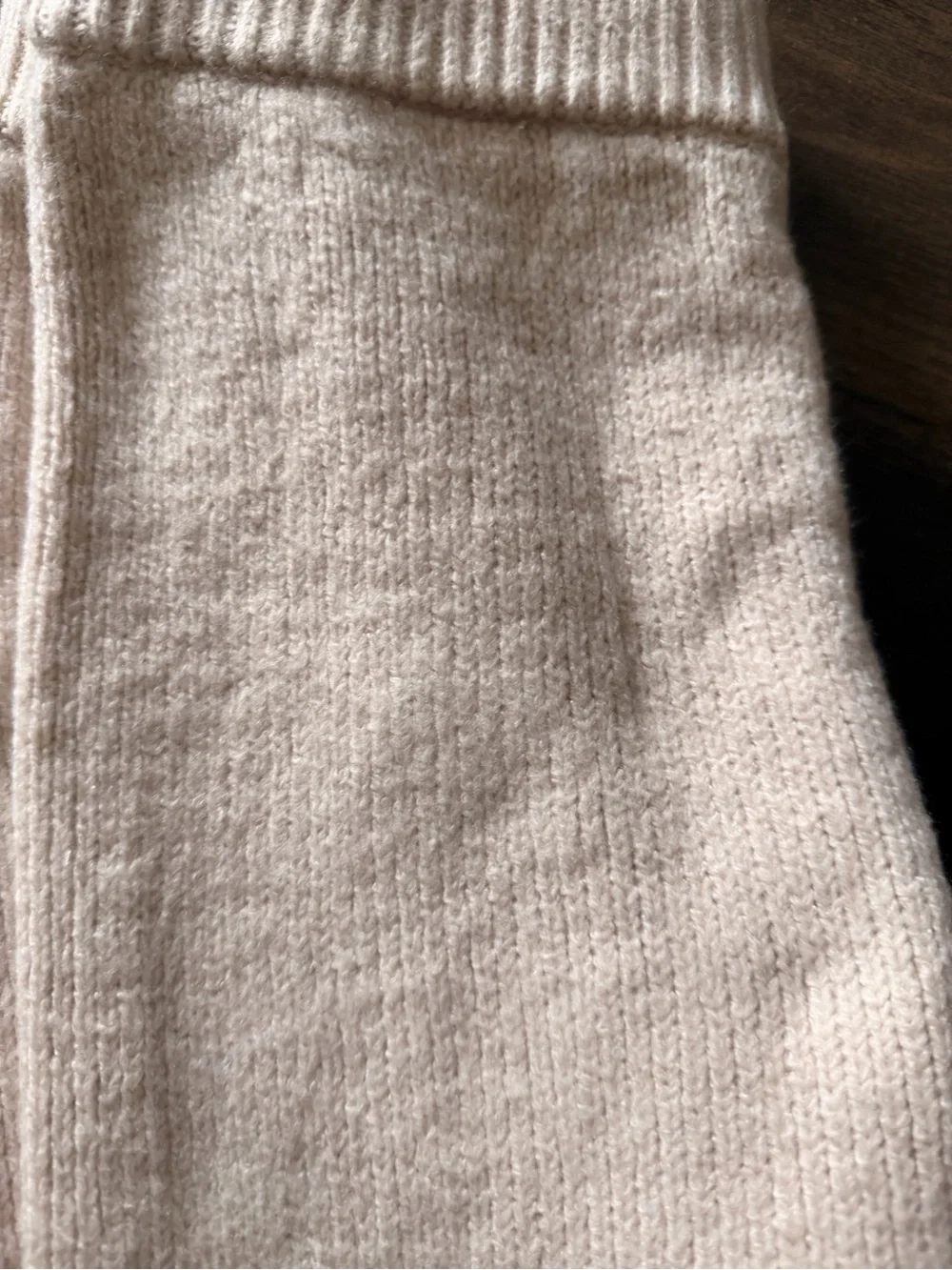OshKosh B'gosh Light Cream Knit Leggings for Kids